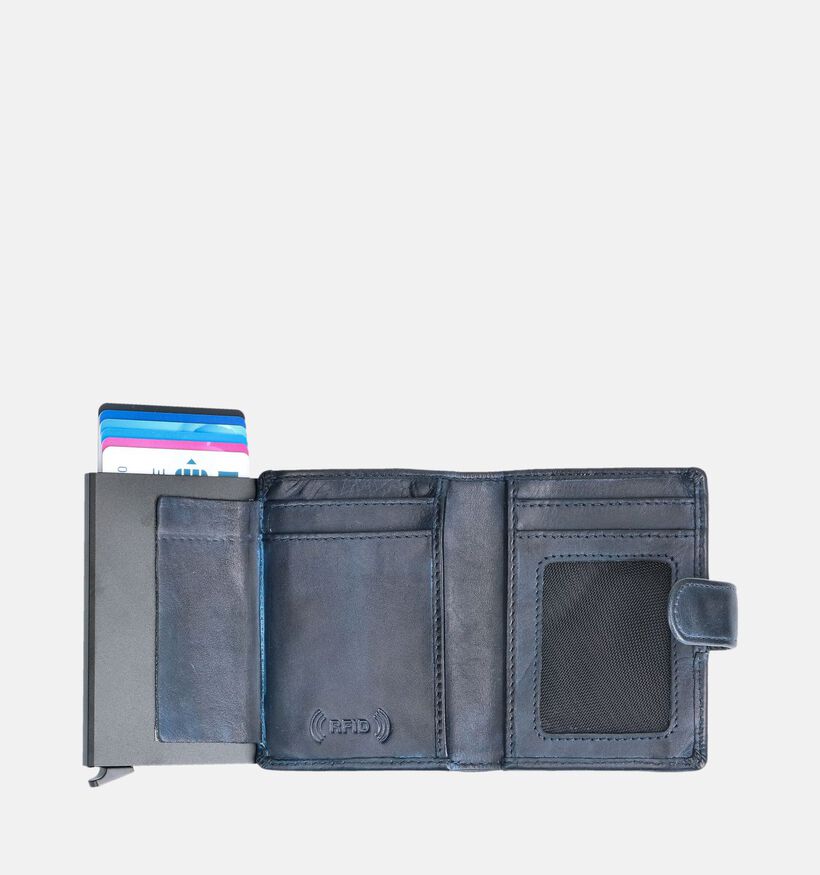 Bear Design Porte-monnaie zipp&eacute; en Bleu pour hommes, femmes (375828)