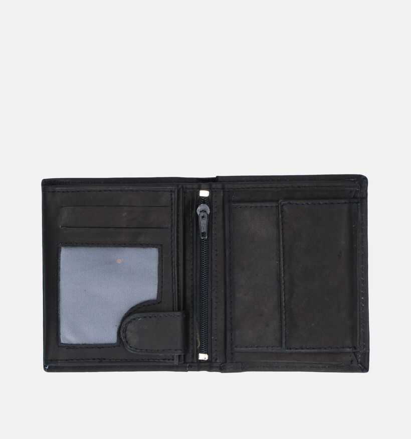 Euro-Leather Zwarte Portefeuille voor heren (353559)