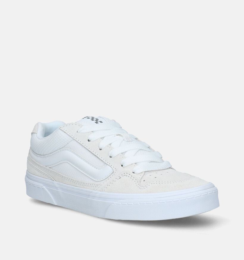 Vans Caldrone Baskets de skate en Blanc pour femmes (336465)