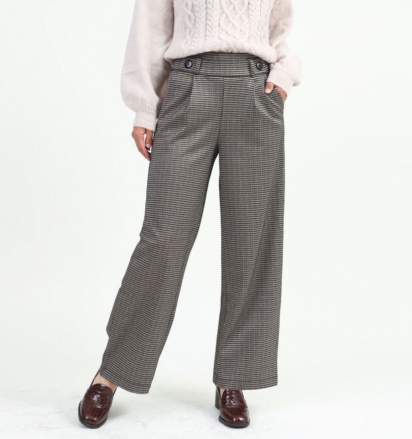 JDY Geggo Pantalon large en Brun L32 pour femmes (344143)