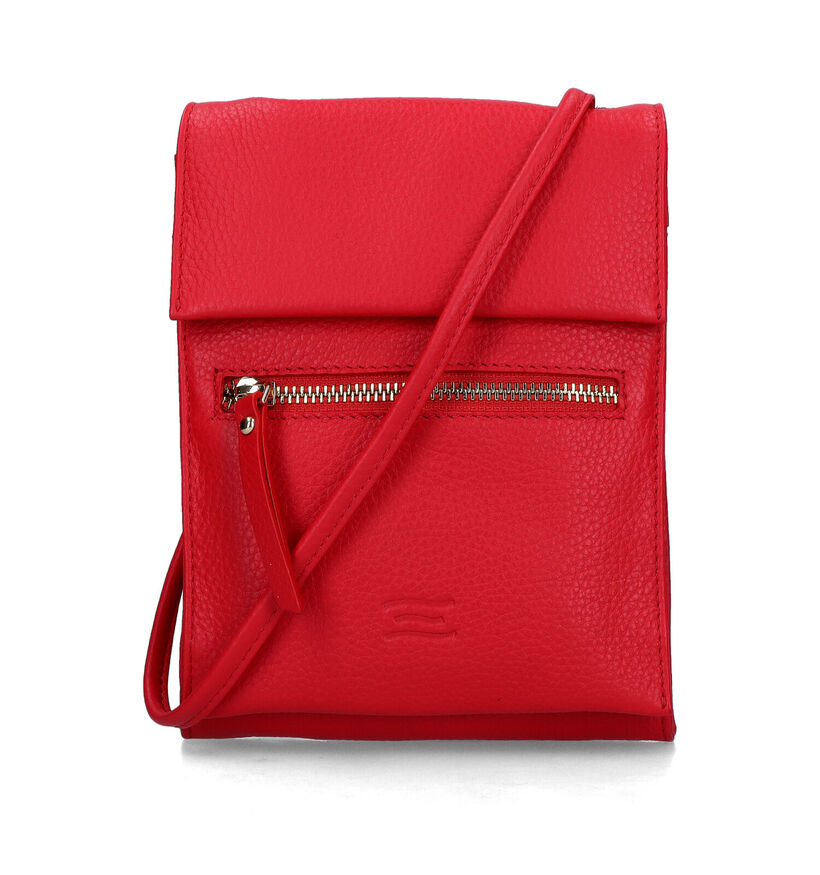 Crinkles Rode Crossbody Tas voor dames (325000)