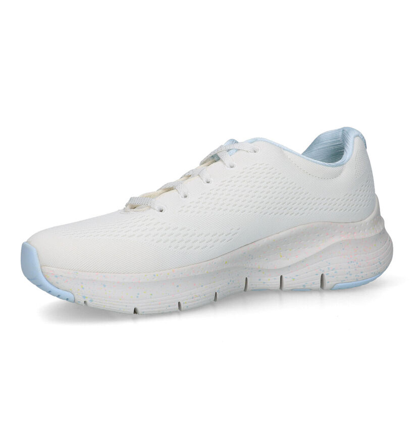 Skechers Arch Fit Witte Sneakers voor dames (321359) - geschikt voor steunzolen