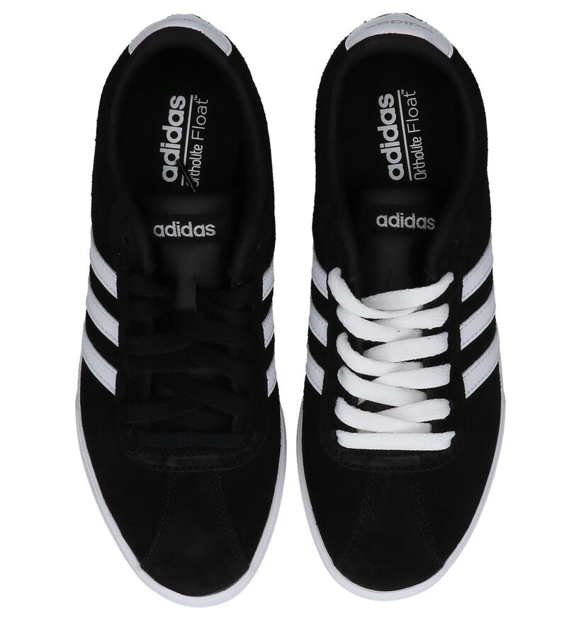 Roze Sneakers adidas Courtset in daim (237037)
