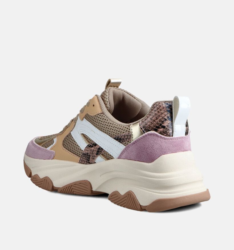 Posh by Poelman Roze Veterschoenen voor dames (368773) - geschikt voor steunzolen