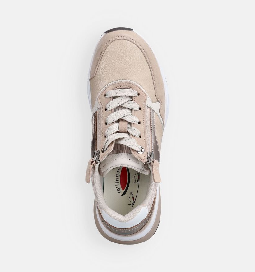 Gabor Rollingsoft Roze Casual Sneakers voor dames (369443) - geschikt voor steunzolen