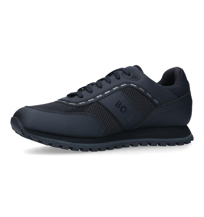Boss Parkour Runn Baskets en Noir en simili cuir (318708)