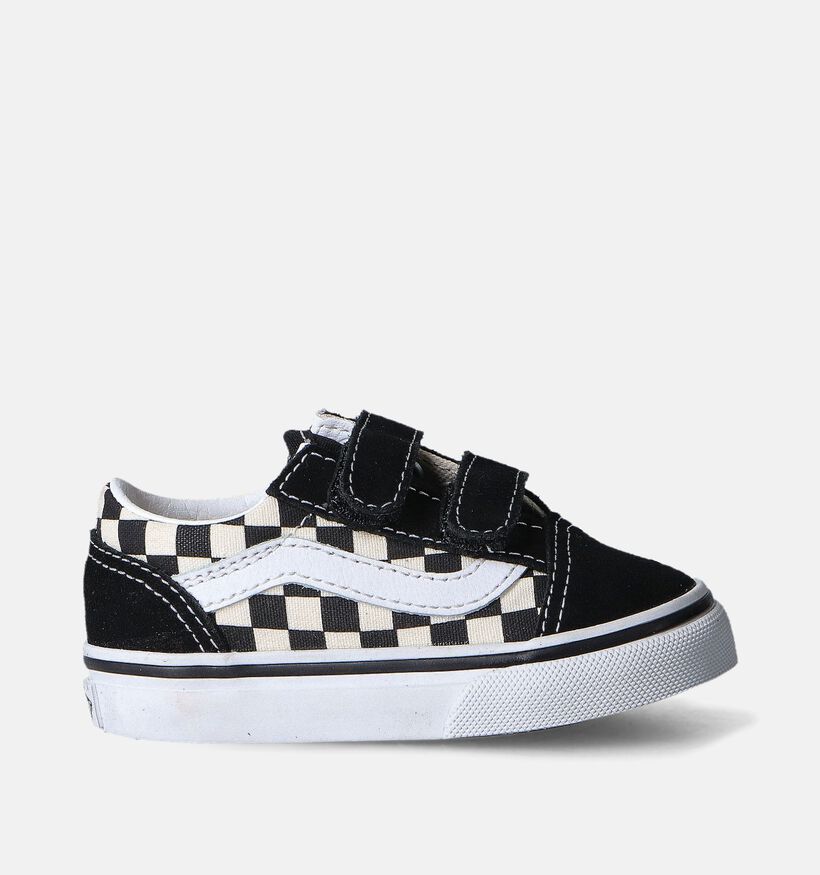 Vans Old Skool Baskets pour bébé en Noir pour filles, garçons (351458)