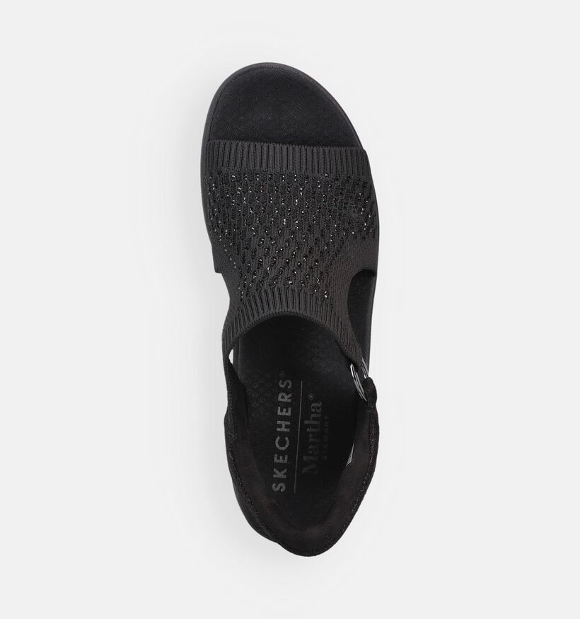 Skechers Pier Lite Park Path Zwarte Sandalen voor dames (371235)