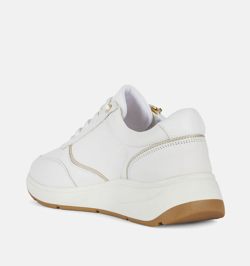 Geox Cristael Witte Sneakers voor dames (351682) - geschikt voor steunzolen