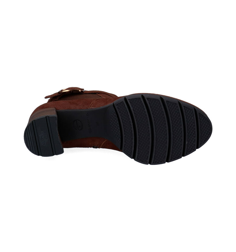 Tamaris Anti Shokk Bottillons en Cognac pour femmes (297165)