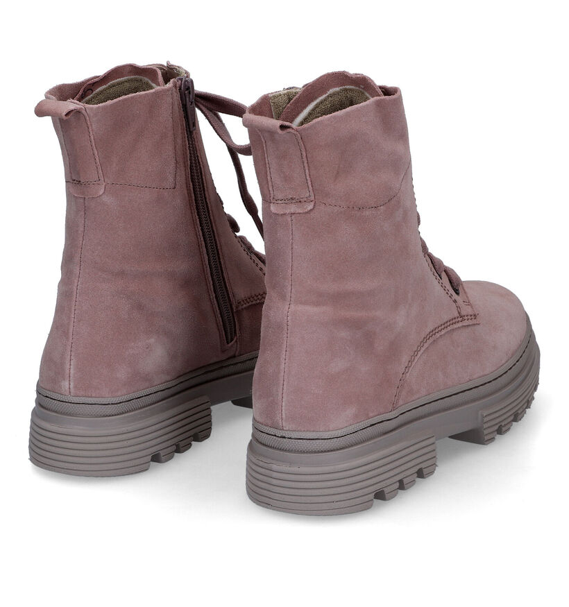 Gabor OptiFit Bottines en Rose en daim (316914)