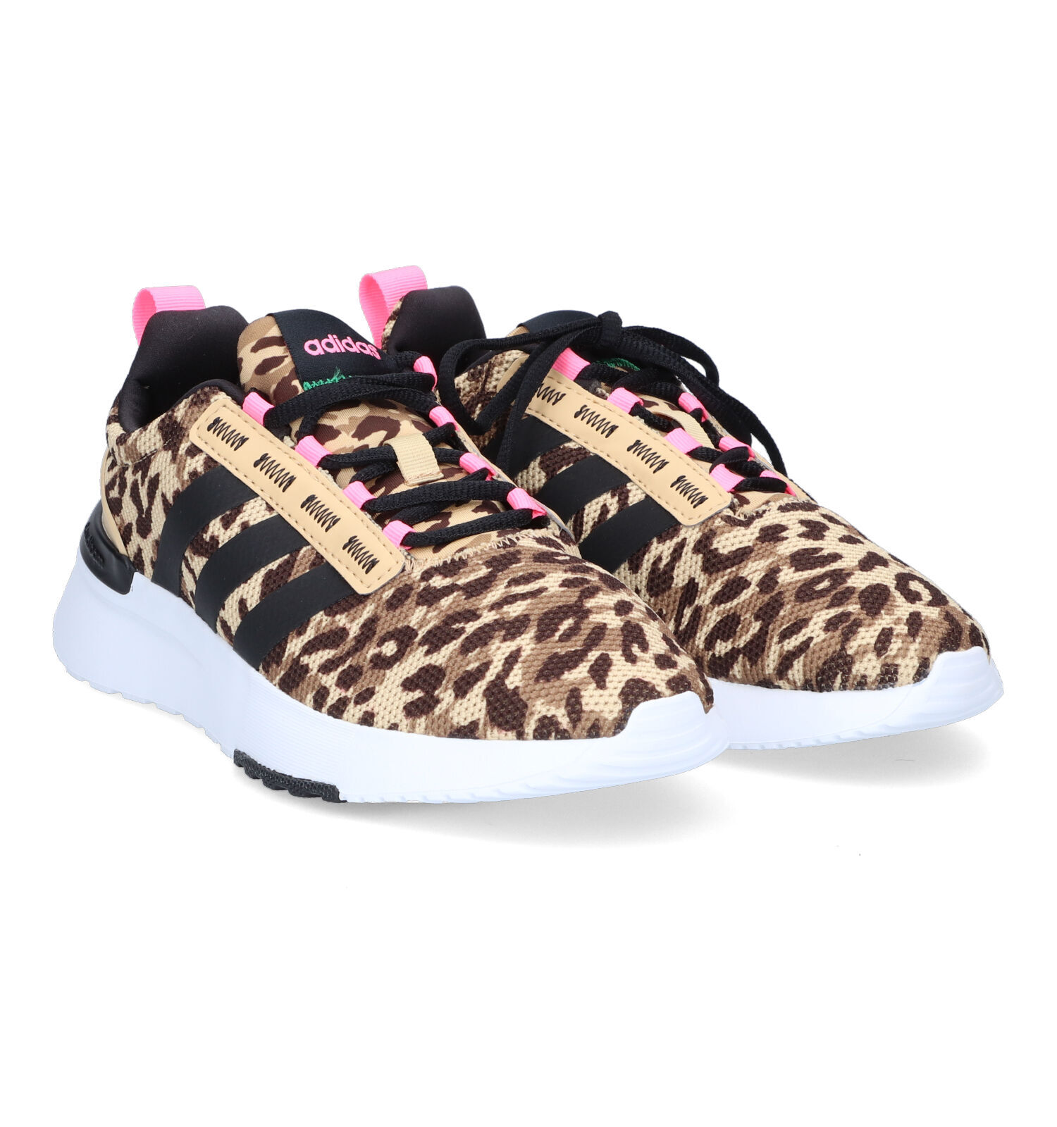 adidas Racer TR21 K Bruine Sneakers Meisjes Sneakers