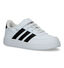 adidas Breaknet 2.0 EL Witte Sneakers in kunstleer (324134)