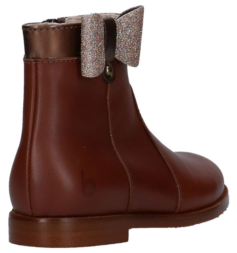 Beberlis Bottes courtes en Cognac en cuir (281119)