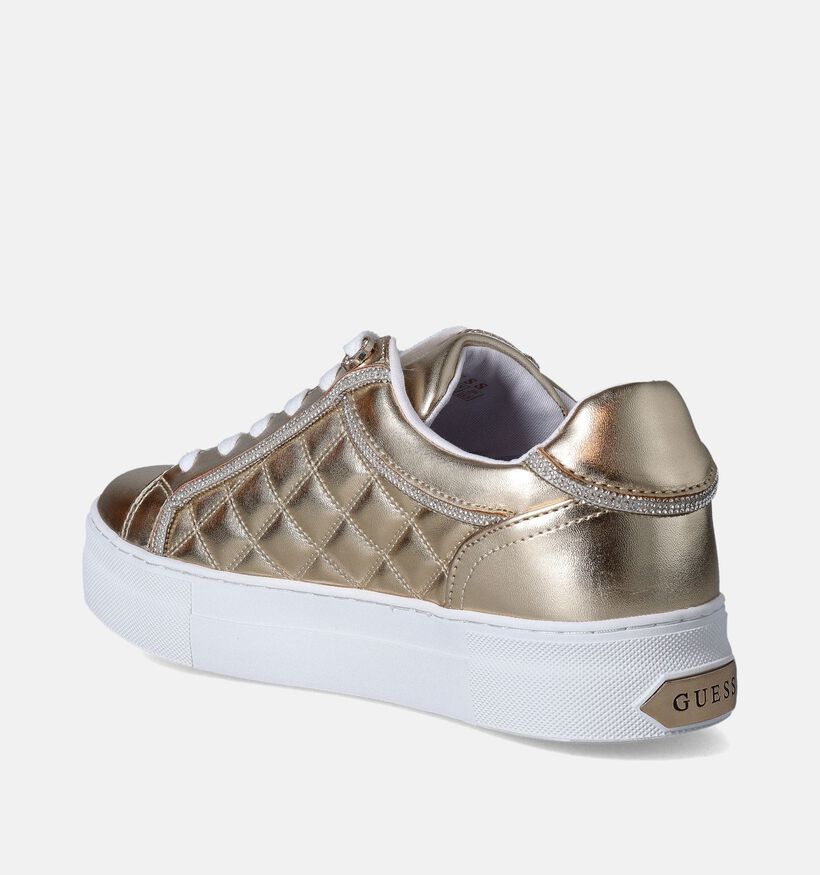 Guess Gratea Gouden Veterschoenen voor dames (350427) - geschikt voor steunzolen