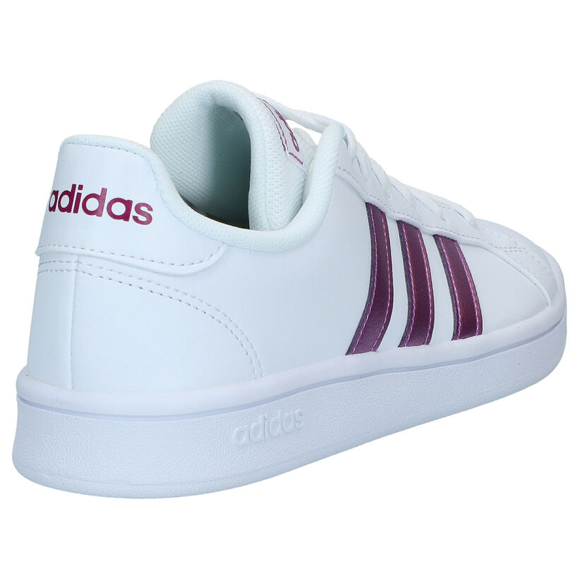 adidas Grand Court Zwarte Sneakers voor dames (334388) - geschikt voor steunzolen