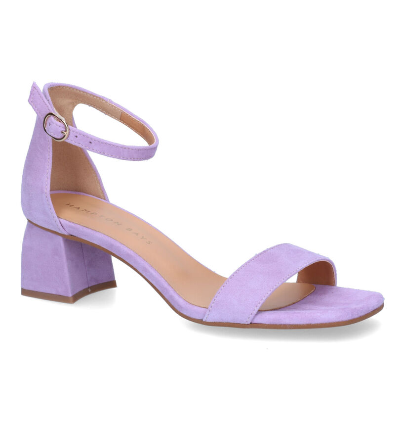 Hampton Bays Sandales à talons en Violet clair (Lilas) pour femmes (310359)