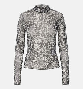Pieces Jeshi Bruine T-shirt met Llange Mouwen voor dames (362256)