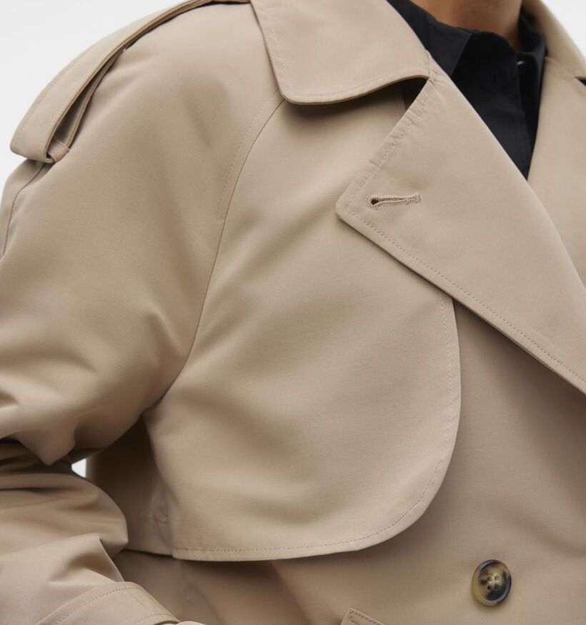 Vero Moda Chloe Beige Korte trenchcoat voor dames (352108)