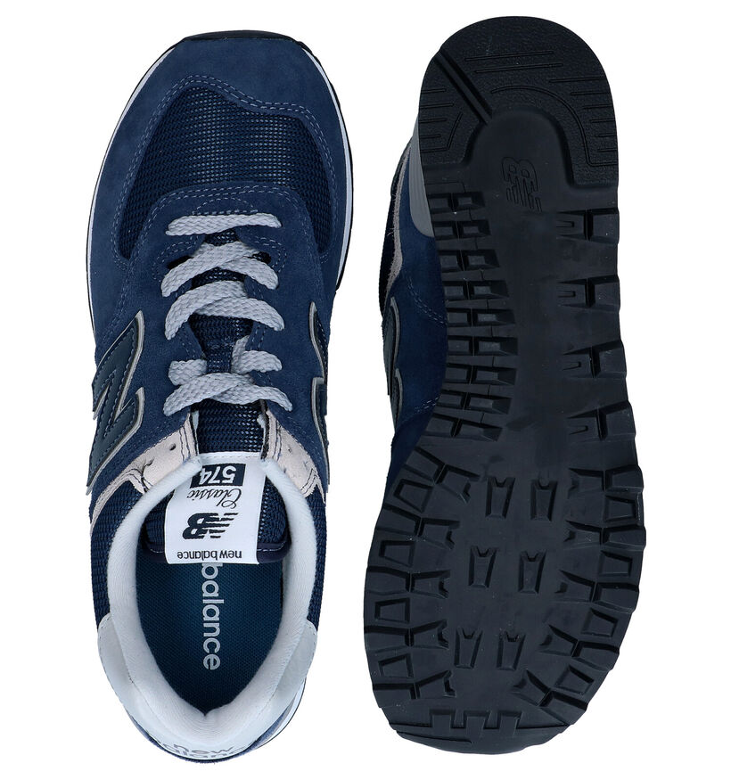 New Balance ML 574 Baskets basses en Gris pour hommes (353357) - pour semelles orthopédiques