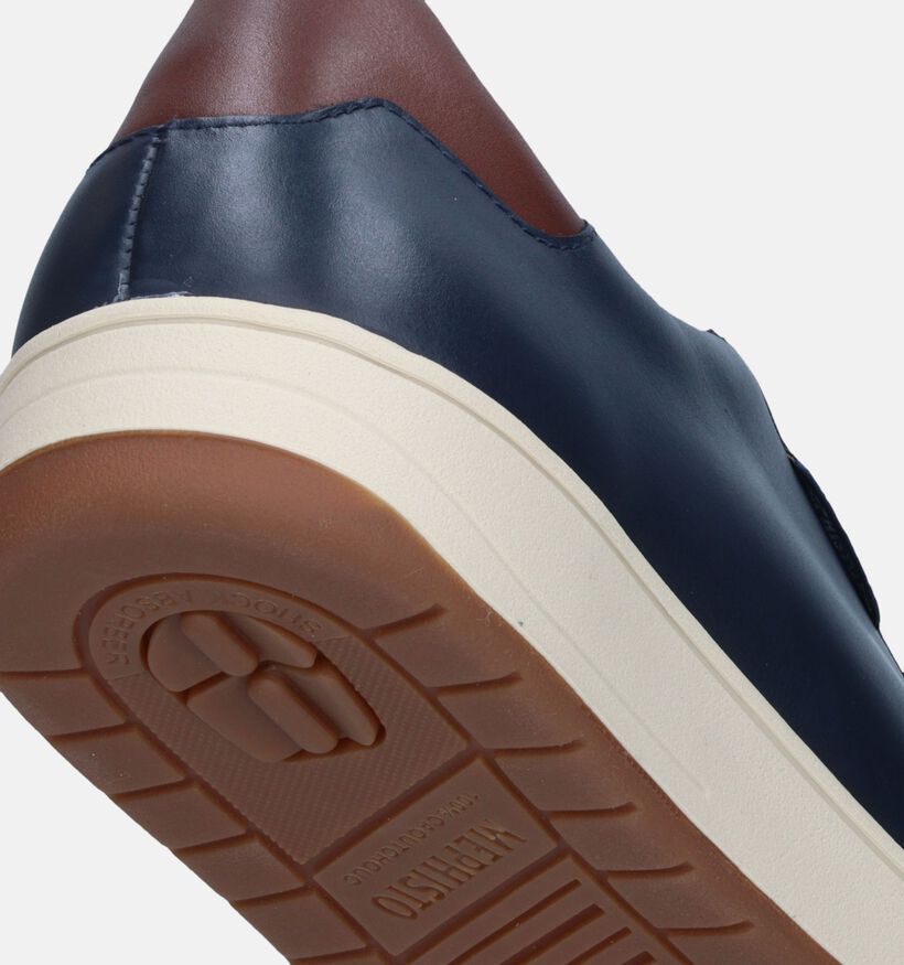 Mephisto Hasko Randy Chaussures à lacets en Bleu pour hommes (345984) - pour semelles orthopédiques