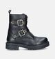 Milo & Mila Bottines robustes en Noir pour filles (347007)
