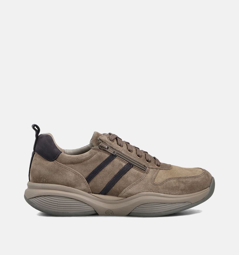 Xsensible SWX3 Chaussures plates en Taupe pour hommes (363767) - pour semelles orthopédiques