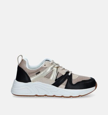 Poelman Baskets Noir/Beige