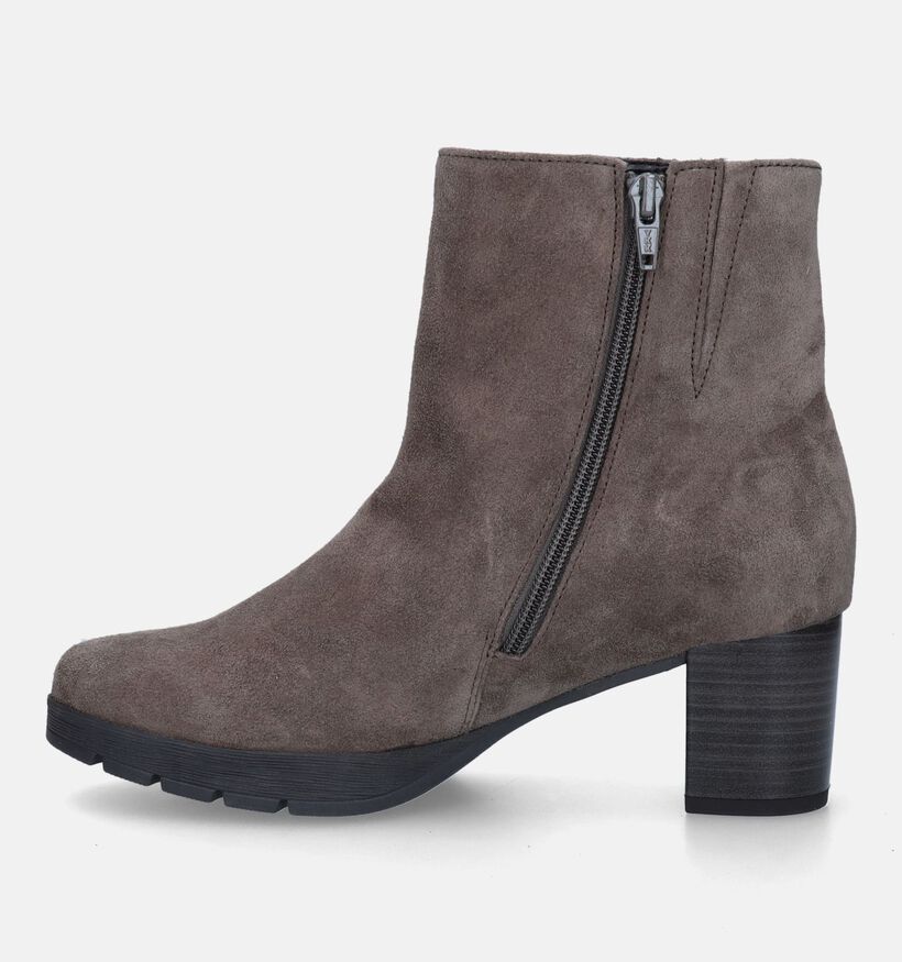 Gabor Bottines avec talon en Taupe pour femmes (331188)