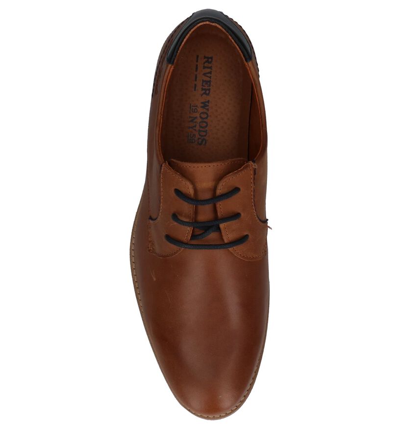 River Woods Chaussures basses en Cognac en cuir (215001)