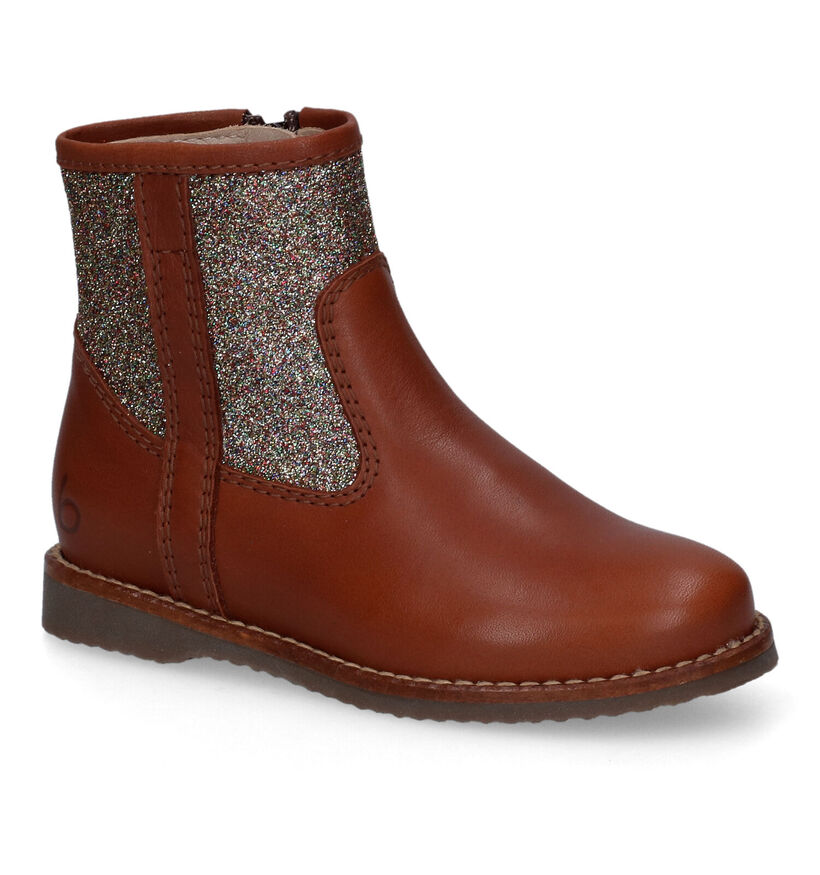 Beberlis Bottes courtes en Cognac pour filles (315678)