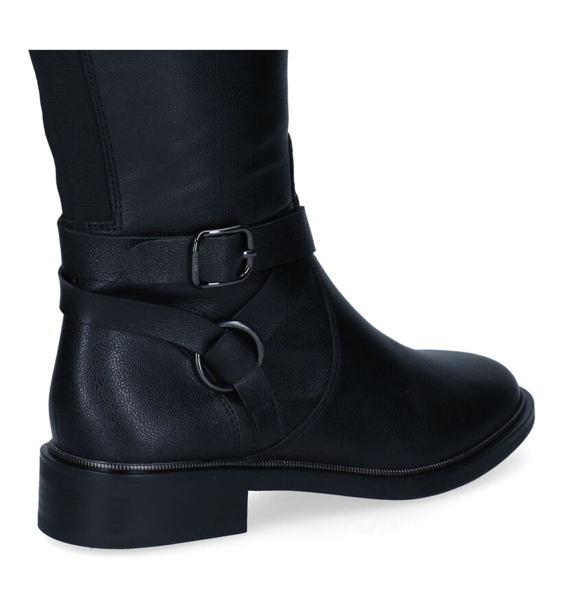 Tamaris Bottes en Noir en cuir (297168)