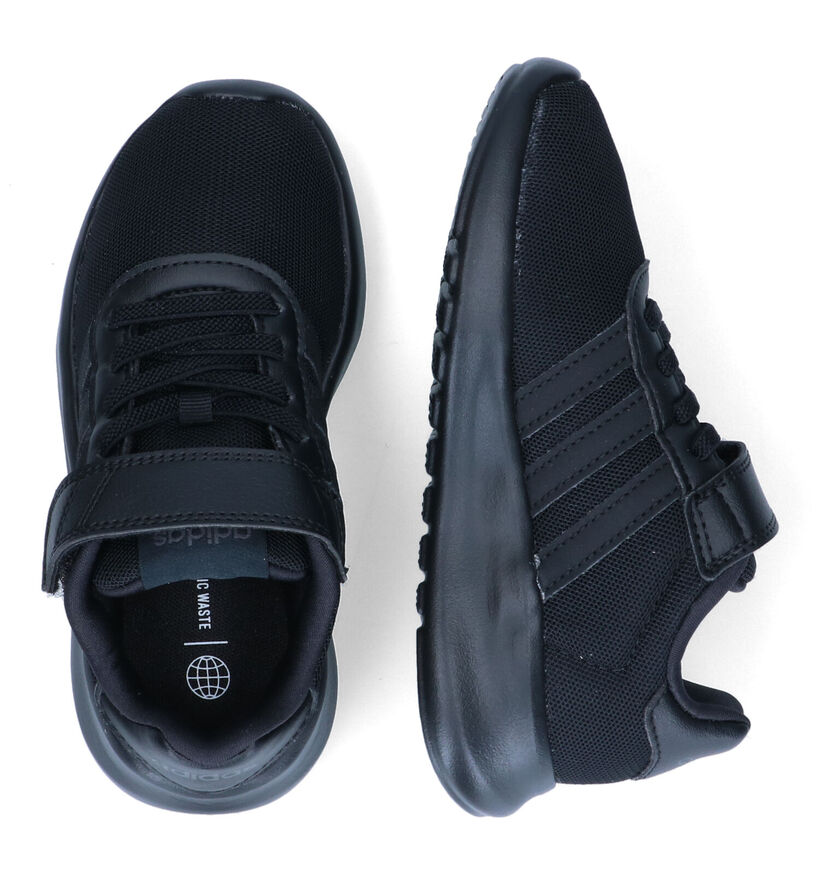 adidas Lite Racer 3.0 Zwarte Sneakers voor jongens (301175) - geschikt voor steunzolen