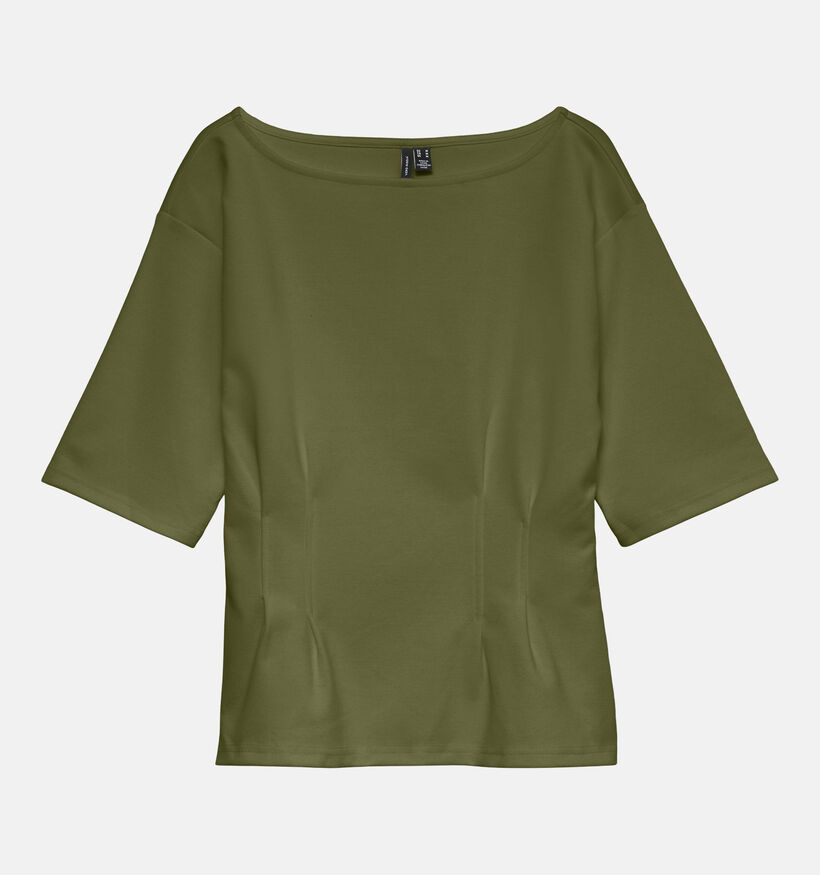 Vero Moda Bjork T-shirt- en Vert fonc&eacute; pour femmes (379693)