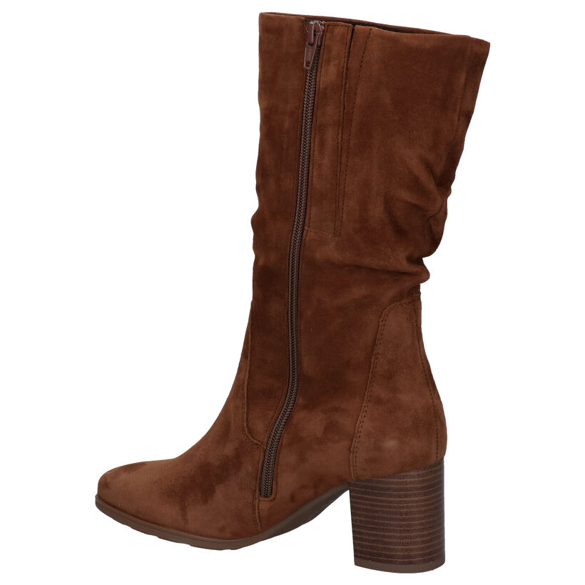 Comfort Bottes courtes en Cognac en nubuck (282344)