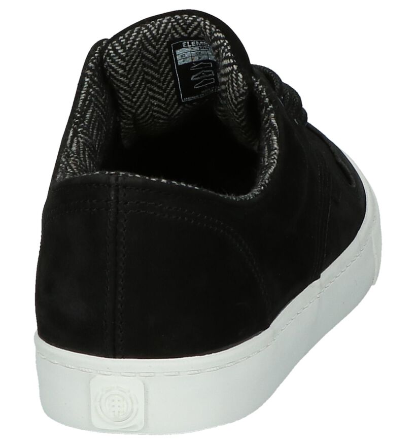 Element Skate sneakers en Noir en daim (200727)