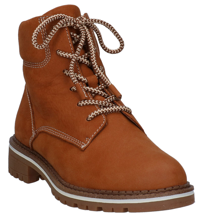 Tamaris Cognac Bottines in nubuck (280794)