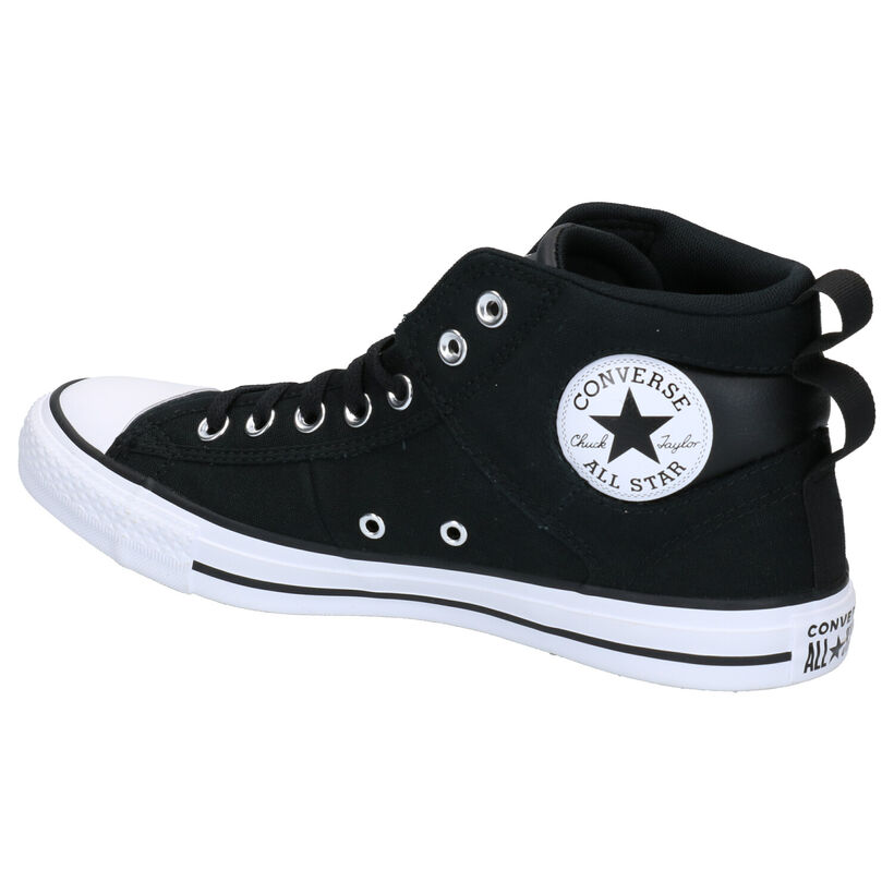 Converse Chuck Taylor AS Baskets en Noir en textile (266460)