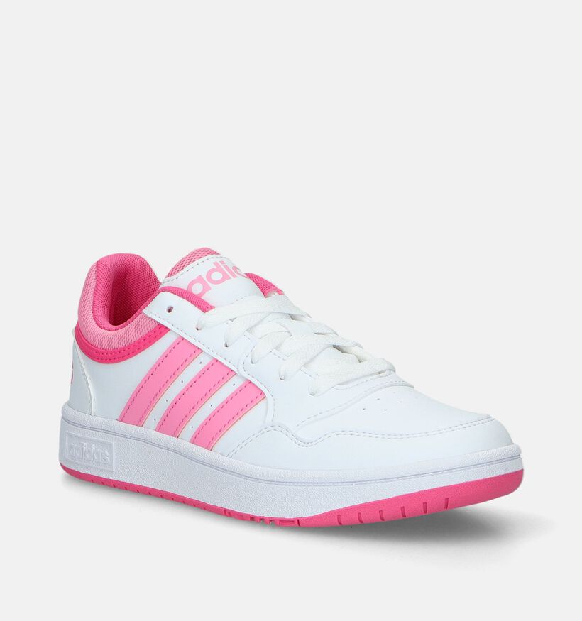 adidas Hoops 3.0 K Baskets en Blanc pour filles (341635)