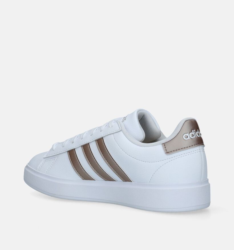 adidas Grand Court 2.0 Baskets sportives en Blanc pour femmes (356989) - pour semelles orthopédiques