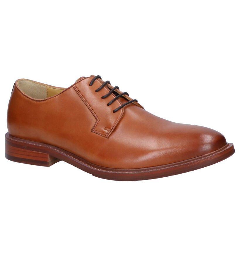 Steptronic Banbury Cognac Geklede Veterschoenen in leer (259268)