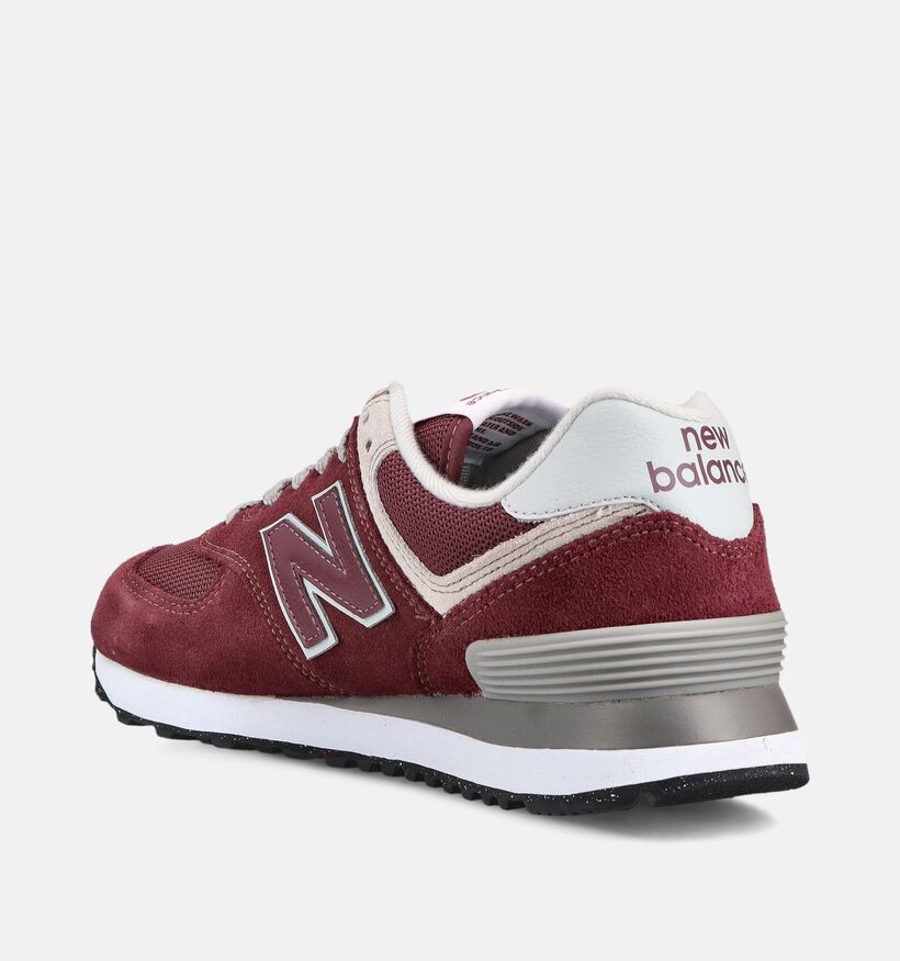 New Balance 574 Bordeaux Sneakers voor dames (374987) - geschikt voor steunzolen