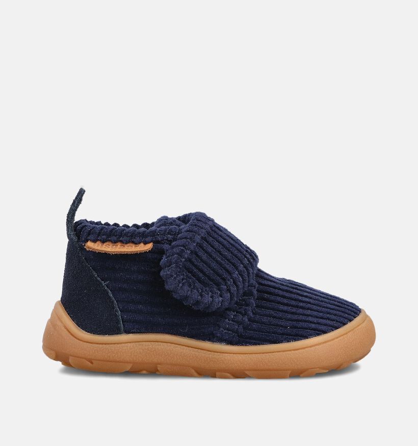Bisgaard Corduroy Donkerblauwe Pantoffels voor jongens (372372) - geschikt voor steunzolen