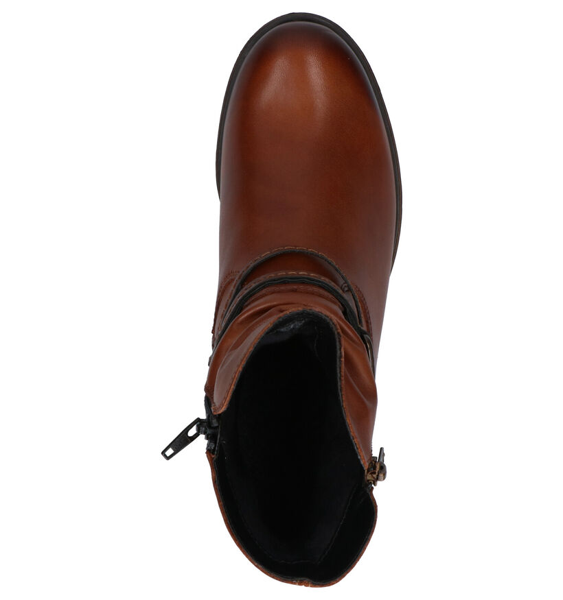 Remonte Bottes basses en Cognac en cuir (260589)