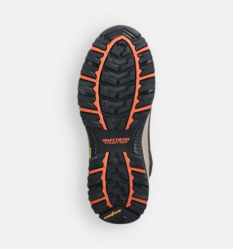 Skechers Wandelschoenen Bruin voor heren (362176) - geschikt voor steunzolen