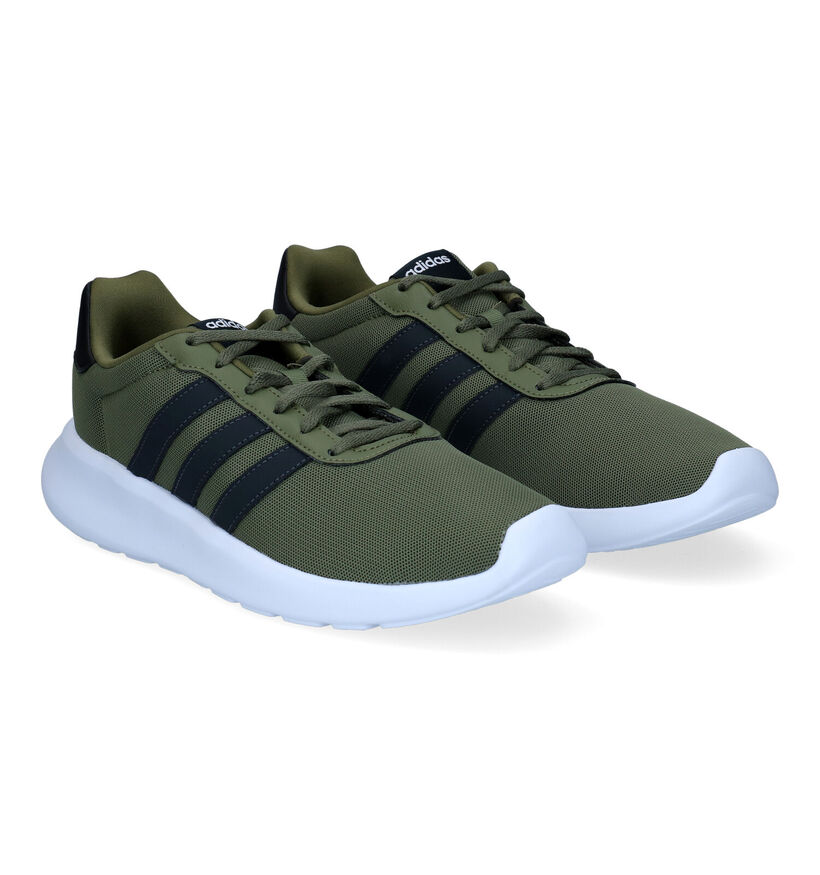 adidas Lite Racer Baskets en Noir en textile (308510)