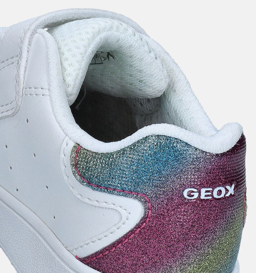 Geox Eclyper Witte Sneakers voor meisjes (351939) - geschikt voor steunzolen