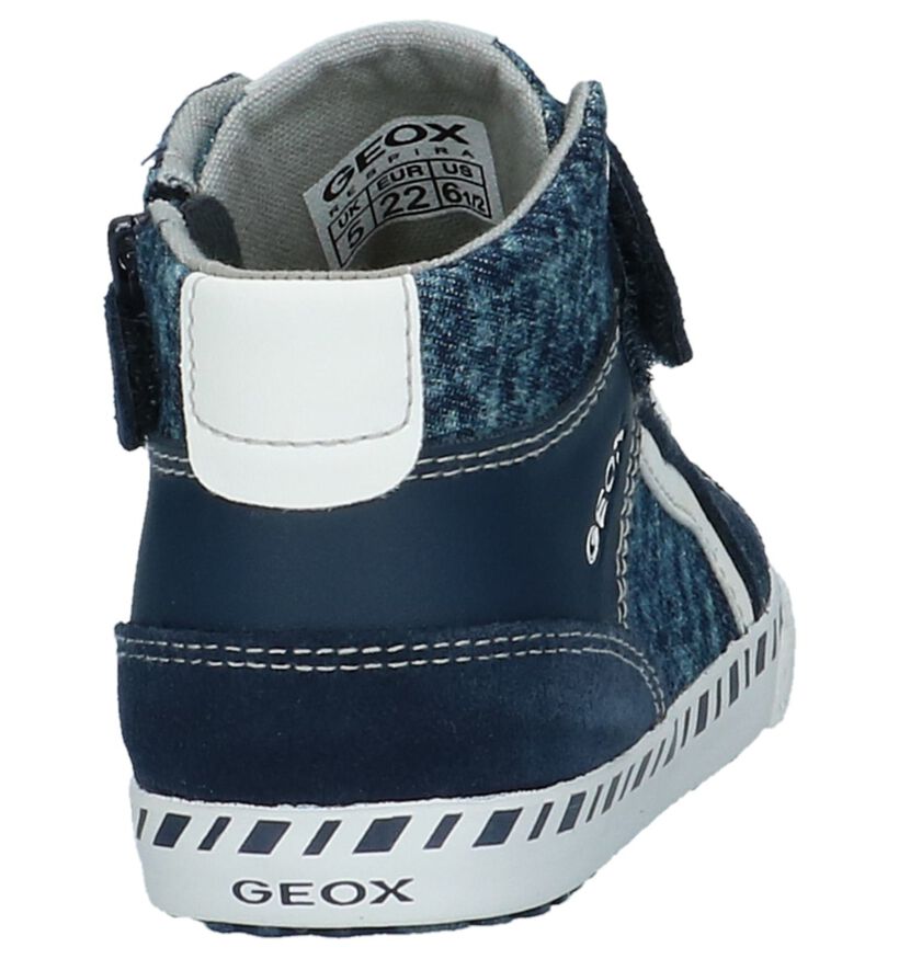 Geox Baskets pour bébé en Bleu foncé en textile (210554)