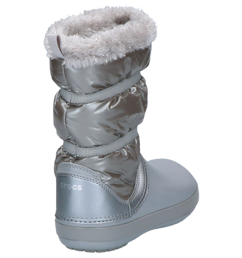 Crocs Crocbans Bottes de Neige en Argent en synthétique (255726)