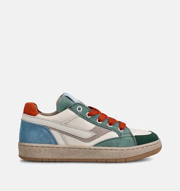 STONES and BONES Sneakers Wit/Blauw